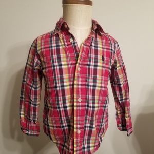 Polo Ralph Lauren Plaid Button Down Shirt